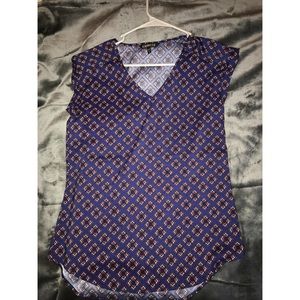 Dressy blue express top
